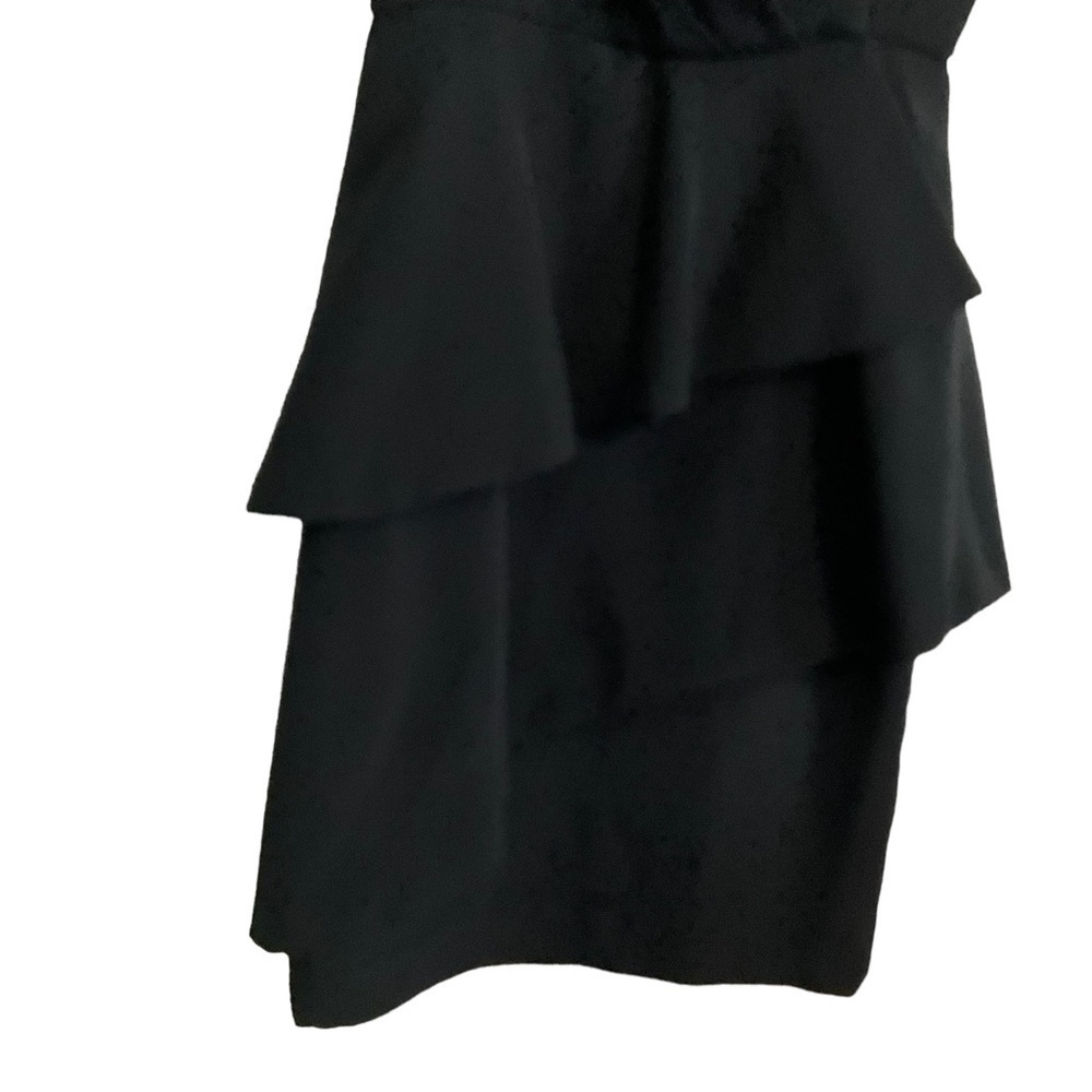 Arnold Scaasi Little-Black-Dress - Off-Shoulder 1980’s Vintage Black Size 2 - Picture 5 of 14